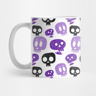 Cute skulls - Purple Mug